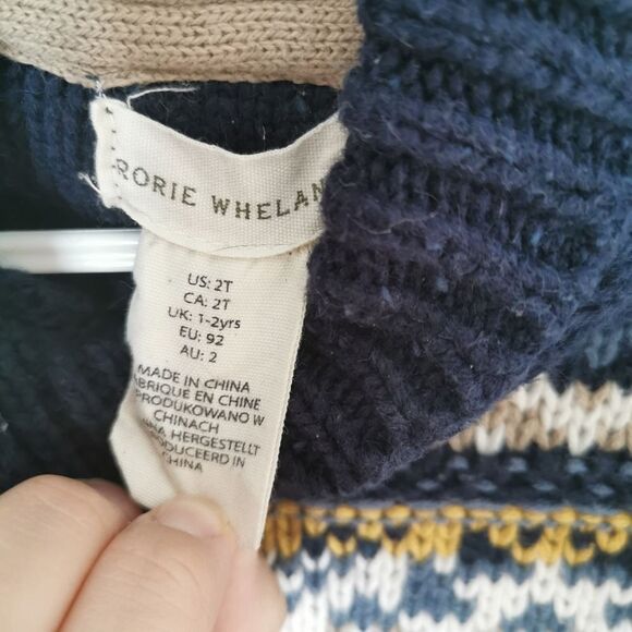 2/$30 Rorie Wheelan Boys knit sweater. Size 2T - Picture 3 of 4